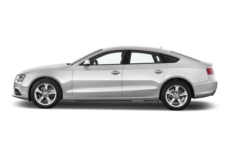 Audi A5 Sportback (Baujahr 2013) - 5 Türen Seitenansicht