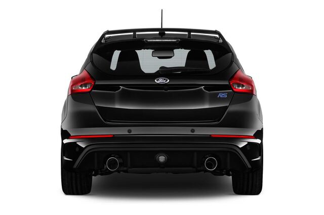 Ford Focus RS (Baujahr 2017) Blue & Black 5 Türen Heckansicht