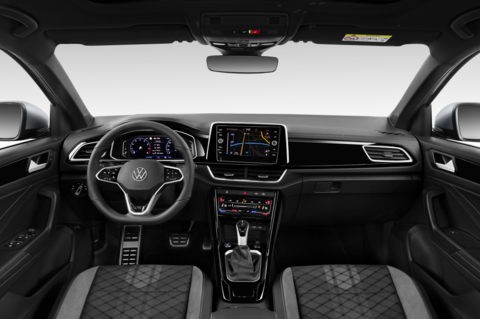Volkswagen T-Roc (Baujahr 2022) R-Line 5 Türen Cockpit und Innenraum
