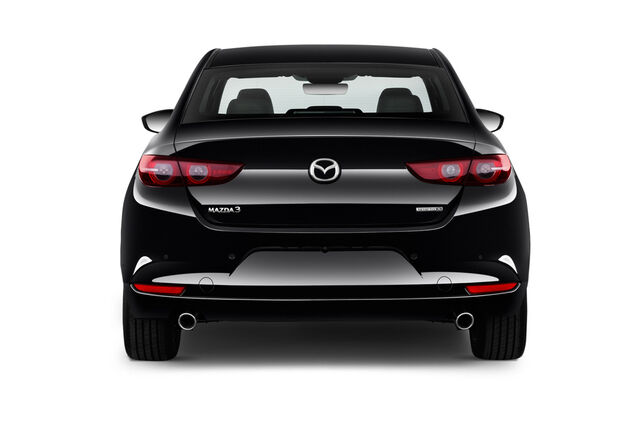 Mazda Mazda3 (Baujahr 2020) Skyactive 4 Türen Heckansicht