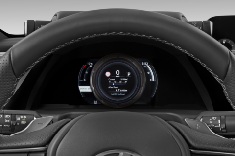 Lexus ES Hybride (Baujahr 2022) F SPORT Executive 4 Türen Tacho und Fahrerinstrumente