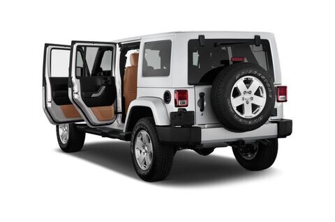 Jeep Wrangler Unlimited (Baujahr 2013) Sahara 5 Türen Tür geöffnet