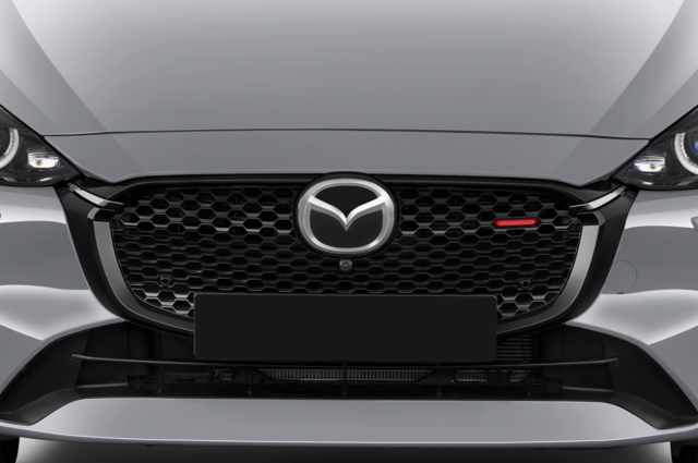 Mazda Mazda2 (Baujahr 2023) Homura Aka 5 Türen Kühlergrill und Scheinwerfer