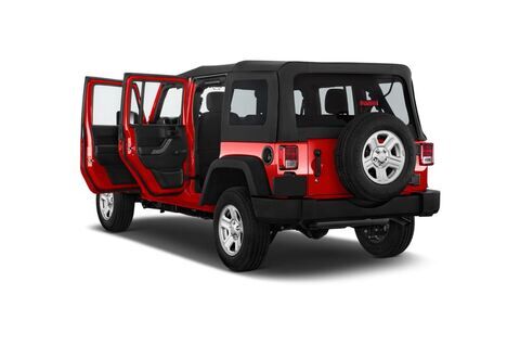 Jeep Wrangler Unlimited (Baujahr 2014) Sport 5 Türen Tür geöffnet
