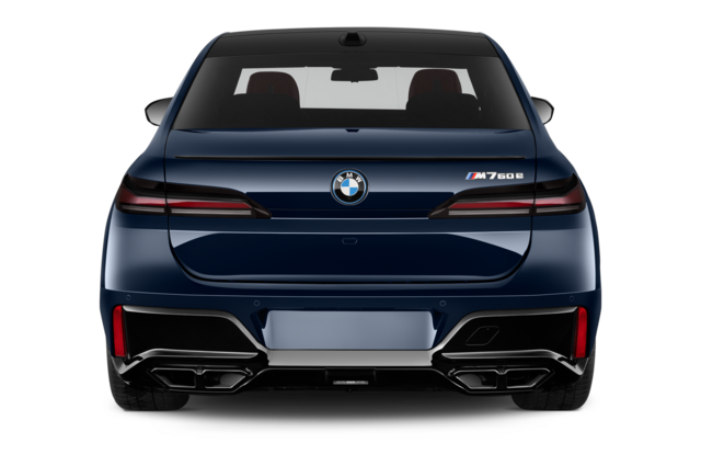 BMW 7 Series Plug-in Hybrid (Baujahr 2024) M760e xDrive 4 Türen Heckansicht