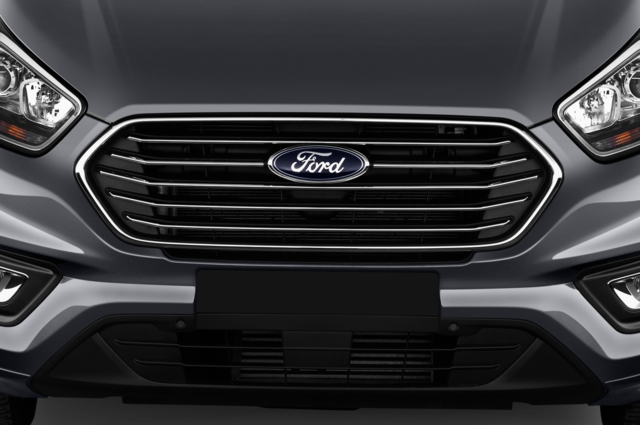 Ford Tourneo Custom (Baujahr 2020) Titanium 4 Türen Kühlergrill und Scheinwerfer