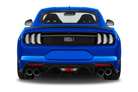 Ford Mustang (Baujahr 2021) Mach 1 2 Türen Heckansicht