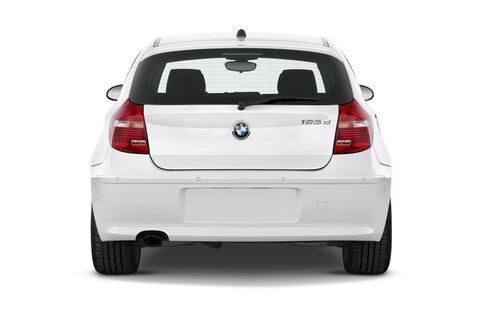 BMW 1 Series (Baujahr 2010) 123d 3 Türen Heckansicht