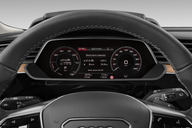 Audi Q8 e-tron (Baujahr 2023) Advanced 5 Türen Tacho und Fahrerinstrumente