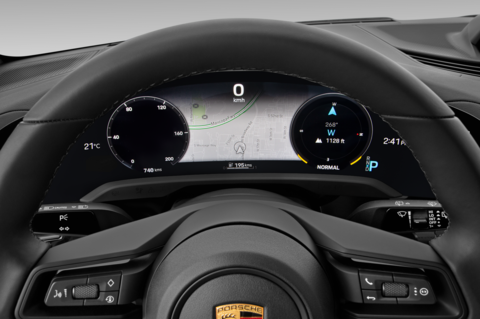 Porsche Taycan (Baujahr 2022) 4 Cross Turismo 5 Türen Tacho und Fahrerinstrumente