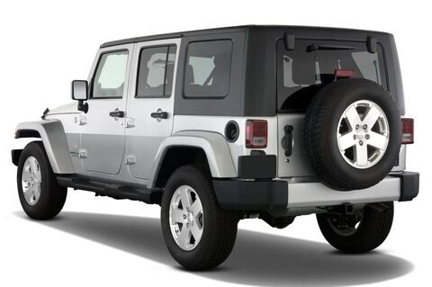 Jeep Wrangler (Baujahr 2010) Unlimited Sahara Auto 5 Türen seitlich hinten