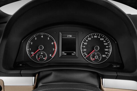 Volkswagen Eos (Baujahr 2012) Exclusive 2 Türen Tacho und Fahrerinstrumente