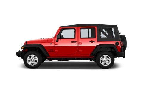 Jeep Wrangler Unlimited (Baujahr 2014) Sport 5 Türen Seitenansicht