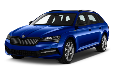 Skoda Superb Combi (Baujahr 2020) Sport Line 5 Türen seitlich vorne