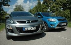 Ford Kuga 2.0 TDCi - Mazda CX-7 2.2 CD - Verfolgerduell