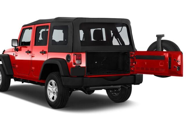 Jeep Wrangler Unlimited (Baujahr 2014) Sport 5 Türen Kofferraum