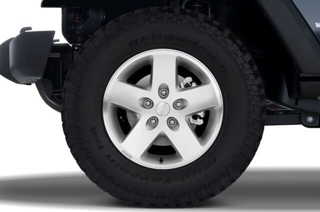 Jeep Wrangler (Baujahr 2010) Rubicon 3 Türen Reifen und Felge