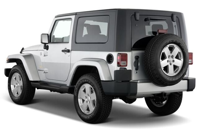 Jeep Wrangler (Baujahr 2010) Sahara 3 Türen seitlich hinten