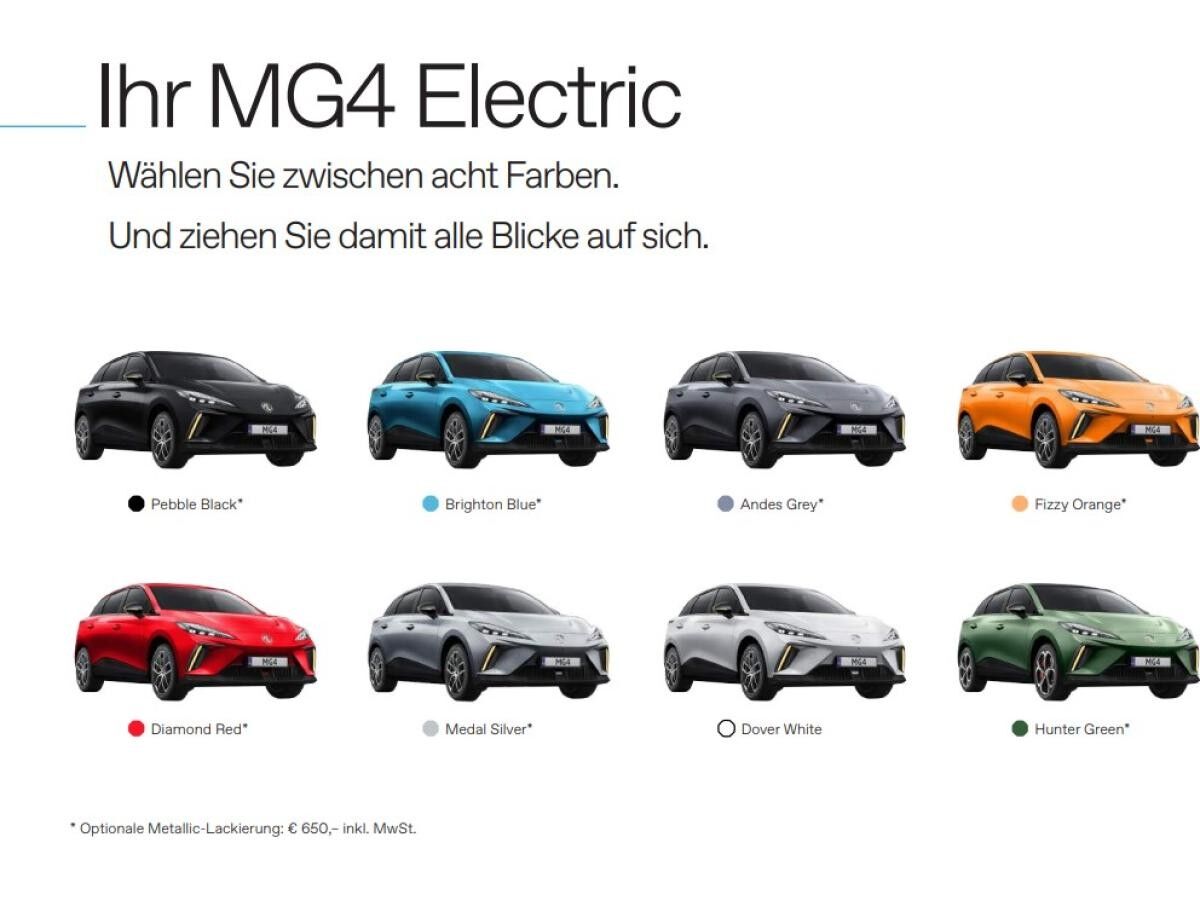 MG MG4 Standard MY24|| Gewerbeleasing || Sofort Verfügbar!