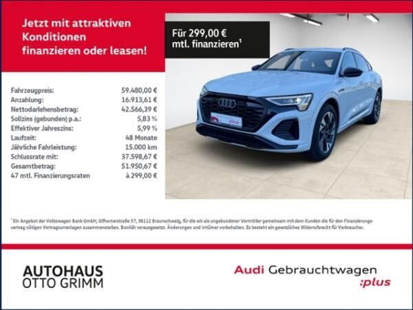 Audi Q8 e-tron 55 quattro S line LED