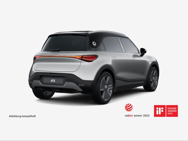 smart #1 Pro ⚡130kW/Pano/Navi/LED/360°/19Zoll/V2L/smart-Pilot