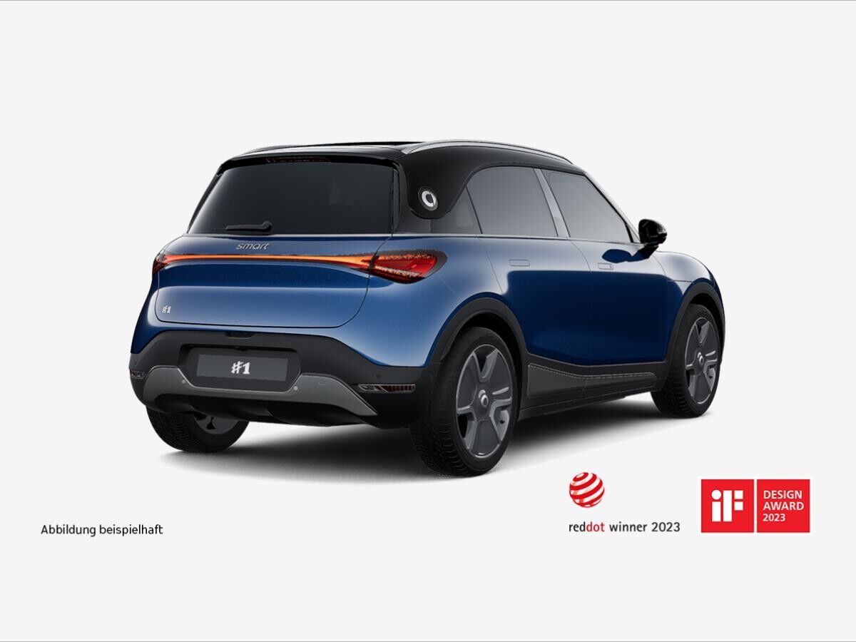 smart #1 Pro ⚡130kW/Pano/Navi/LED/360°/19Zoll/V2L/smart-Pilot