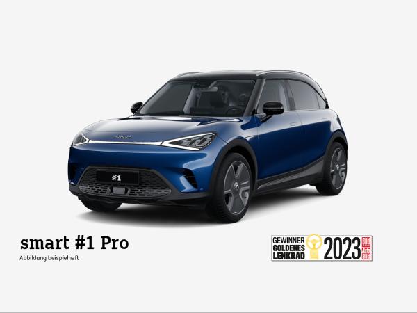 smart #1 Pro ⚡130kW/Pano/Navi/LED/360°/19Zoll/V2L/smart-Pilot