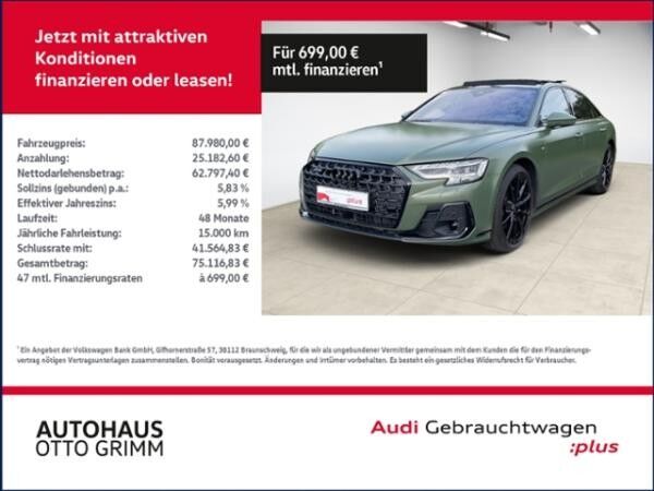 Audi A8 50 TDI quattro Tiptronic Matrix LED B&O