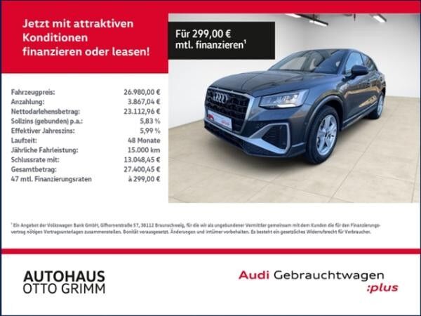 Audi Q2 30 TFSI S line KLIMA LED