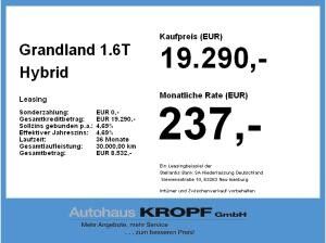 Opel Grandland 1.6T Hybrid Fin. ab 2,99% Navi,AHK