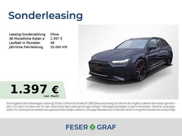 Audi RS6 Avant *Nachtblau exclusive* AHK Standh. B&O