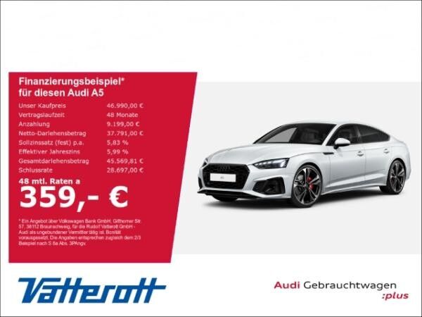 Audi A5 Sportback 40 TDI S line competition edition AHK