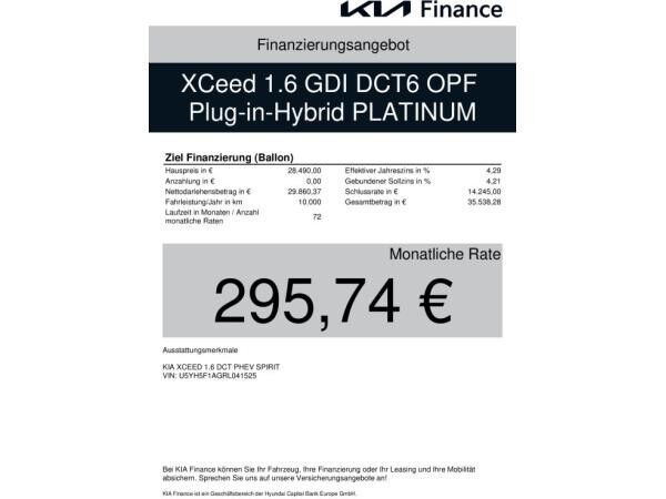Kia XCeed 1.6 GDI DCT6 PHEV SPIRIT inkl. WKR