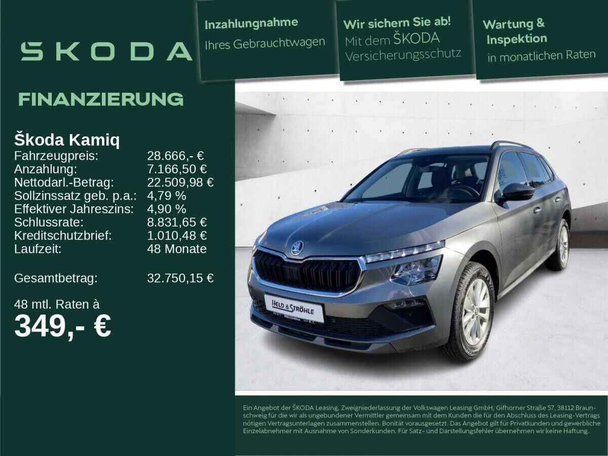 Skoda Kamiq Selection 1.0 TSI 85kW DSG - NAV AHK VIRTUAL COCKPIT BIS 28.11.25