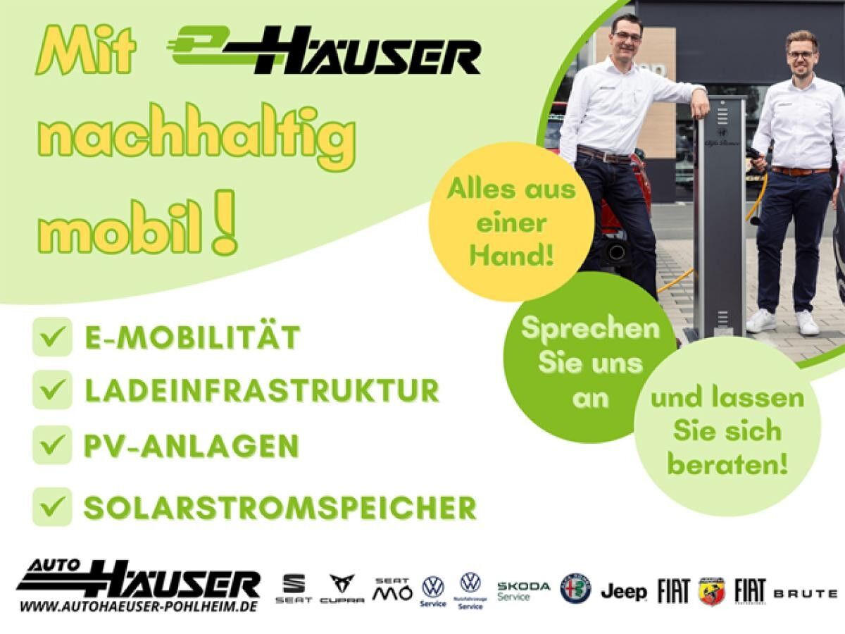 Abarth 500 Elektro 42 kWh NAVI KAMERA TEMPOMAT LED PDC APPLE ANDROID