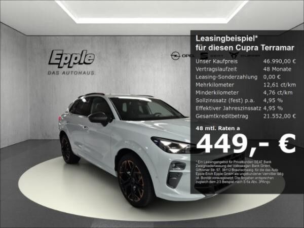 Cupra Terramar VZ 2.0 TSI 195 kW (265 PS) 7-Gang DSG 4Drive AHK Matrix Panoramadach