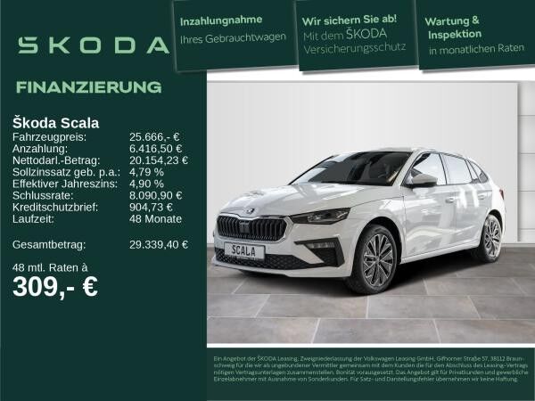 Skoda Scala Selection 1,0 TSI 85kW - SHZ R-KAM NAVI BIS 28.11.25
