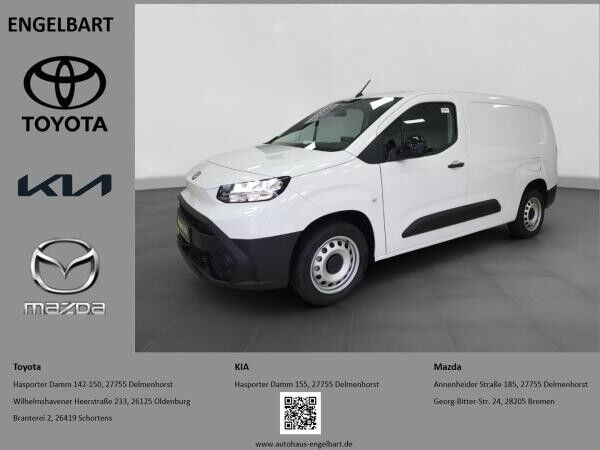 Toyota Proace City 1.5 D4D 100 PS L1 Meister / Hecktüren verglast **Engelbart-Aktion**