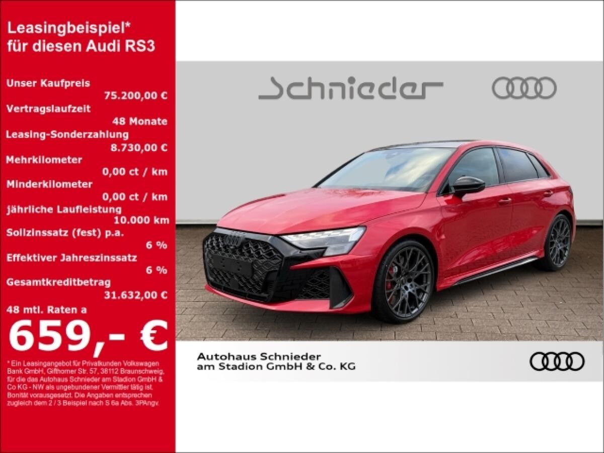 Audi RS3 SPORTBACK 2.5 TFSI MATRIX-LED+PANO+SONOS+NAVI