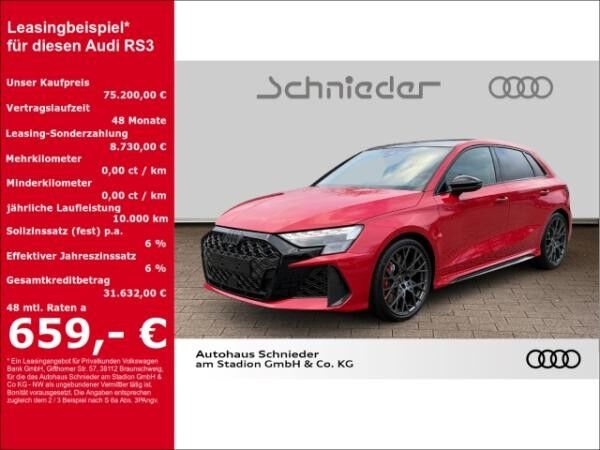 Audi RS3 SPORTBACK 2.5 TFSI MATRIX-LED+PANO+SONOS+NAVI