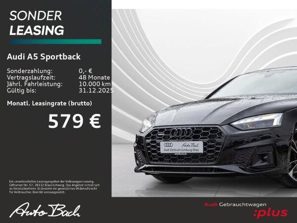 Audi A5 Sportback S line 40TDI qu Stronic Navi LED HuD B&O GRA