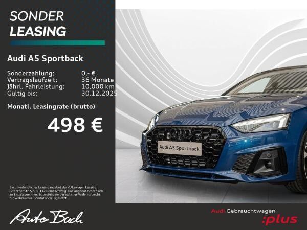 Audi A5 Sportback S line 40 TDI qu.  Pano B&O HuD AHK
