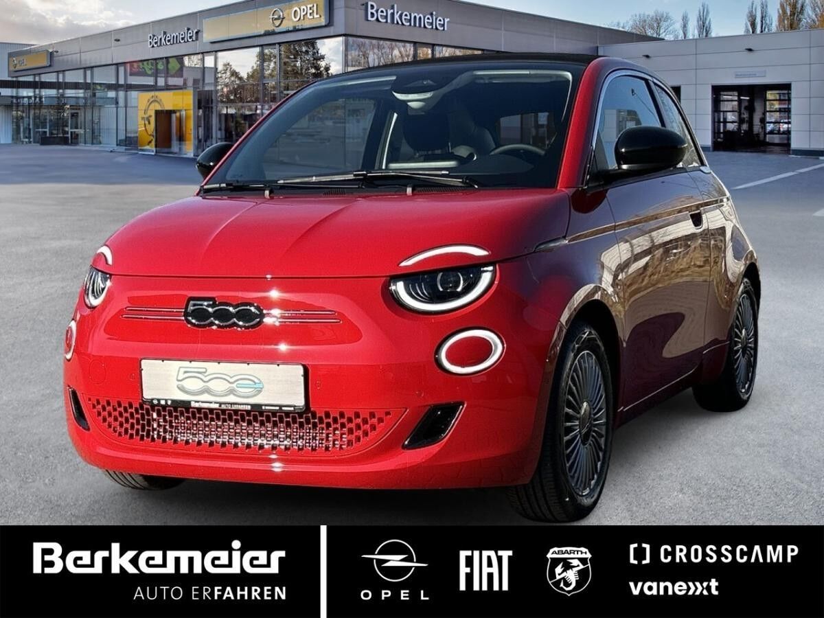 Fiat 500e Cabrio RED  🌟 LED / Kamera / Sitzheizung🌟