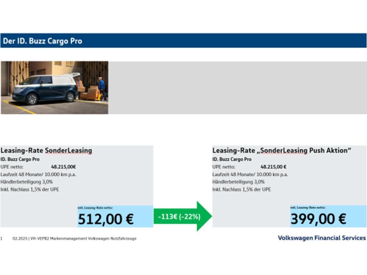 Volkswagen ID.Buzz Cargo Pro  ! Bestellfahrzeug !