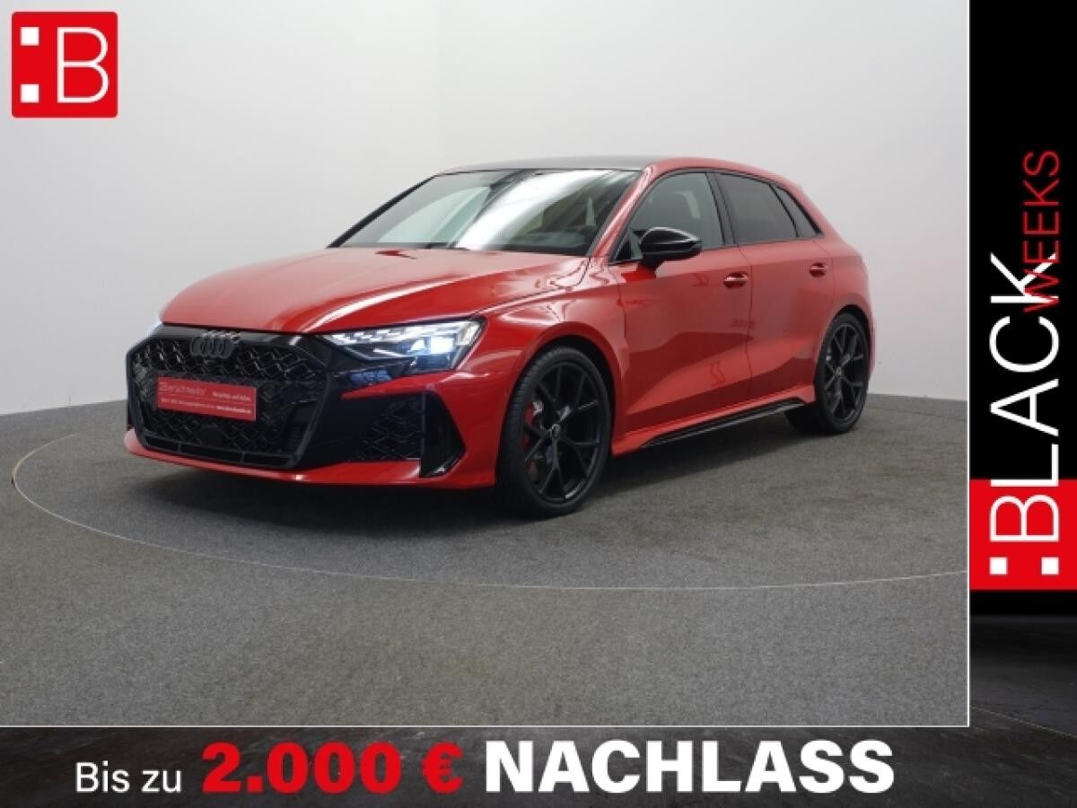 Audi RS3 Sportback GARANTIE EA8 PANO HEADUP B&O 280KMH ASSISTENZ MATRIX LEDER KEYLESS PDC+KAMERA