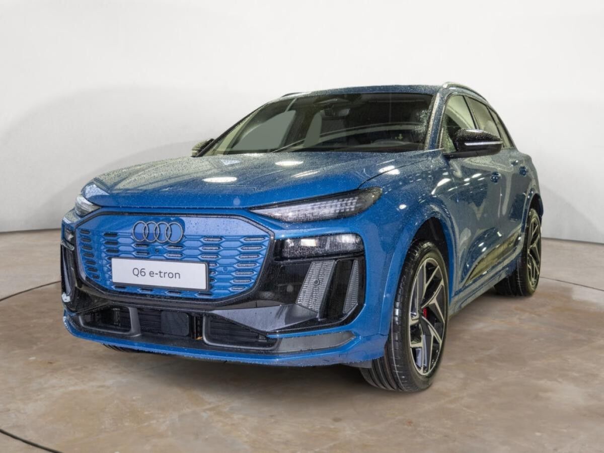Audi Q6 e-tron SUV edition one blue quattro