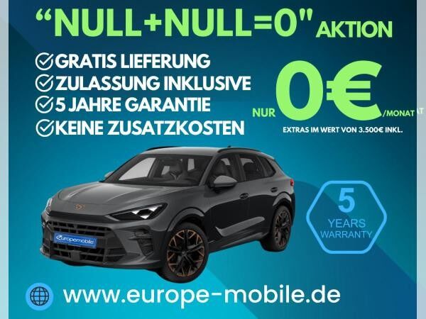 Cupra Terramar VZ 265 2.0 TSI 195kW DSG 4Drive (UVP 66.149€/SOFORT) NAV/HEAD/MATRIX/PANO/AHK/INTELLI/365/UVM.