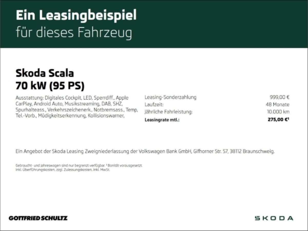 Skoda Scala ESSENCE 1.0 TSI 95 PS 5-Gang (Neuss)