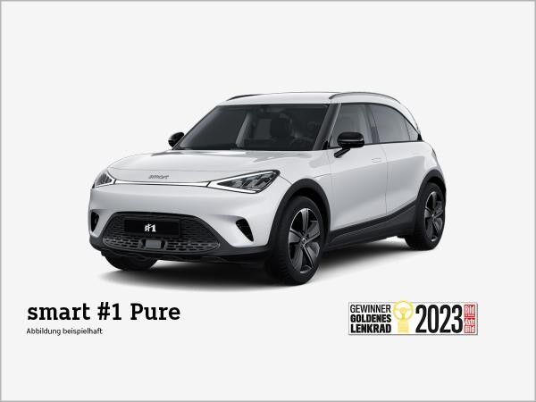 smart #1 Pure ⚡ Wartung & Verschleiß inkl.*❗️(LED, 18" LM, Android Auto/Carplay, uvm.)
