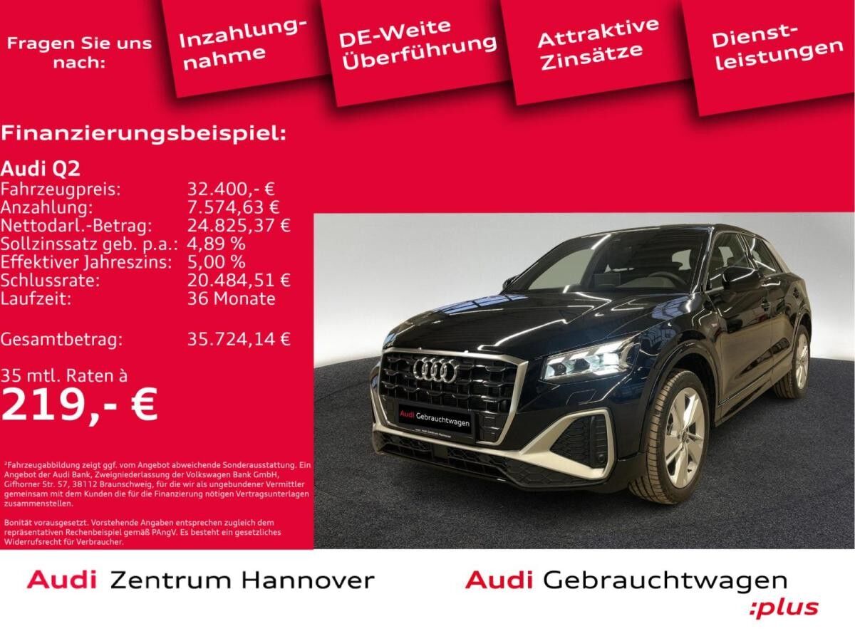 Audi Q2 S line 35 TFSI Matrix Kamera virtual